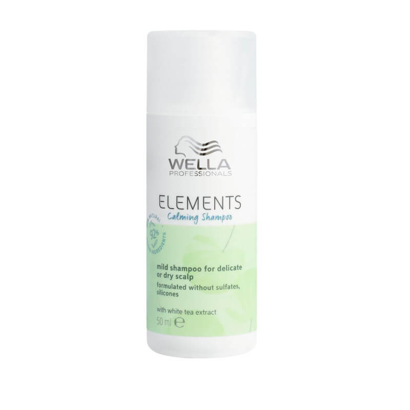 Champô para couro cabeludo seco e sensível Elements Calming Wella 50ML.