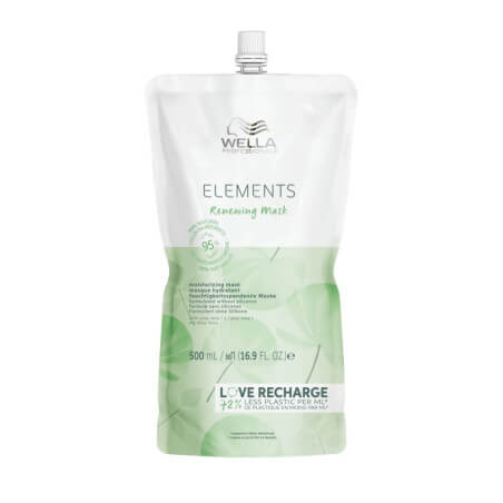 Opladen van het masker Elements Renewing Wella 500ML.