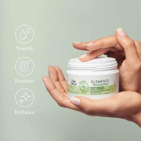 Opladen van het masker Elements Renewing Wella 500ML.