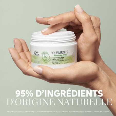 Opladen van het masker Elements Renewing Wella 500ML.