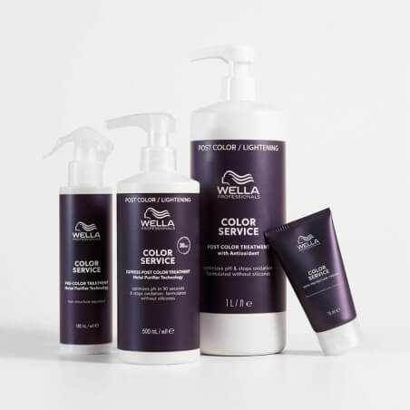 Voorbehandeling met Invigo Service Wella 185ML voor het kleuren.