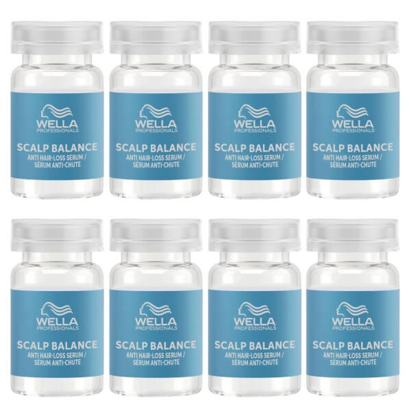 Doos met 8 anti-haaruitvalserums Invigo Balance Wella 6ML Doos met 8 anti-haaruitvalserums Invigo Balance Wella 6ML