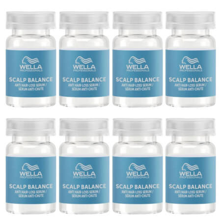 Caixa com 8 séruns antiqueda Invigo Balance Wella 6ML