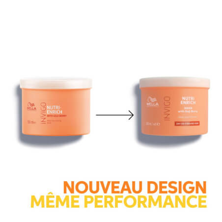 Máscara para cabelos secos Invigo Nutri-Enrich Wella 500ML