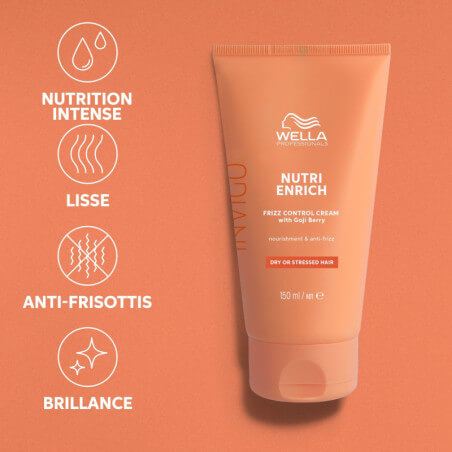 Creme alisadora anti-frizz Invigo Nutri-Enrich Wella 150ML