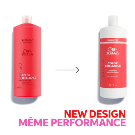 Champô para cabelos com coloração finos/médios Invigo Color Brilliance Wella 1L