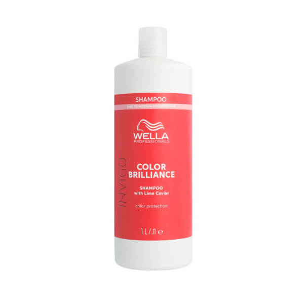 Champô para cabelos com coloração finos/médios Invigo Color Brilliance Wella 1L Champô para cabelos com coloração finos/médios Invigo Color Brilliance Wella 1L