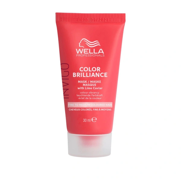 Masque couleur cheveux fins/moyens Invigo Color Brilliance Wella 30ML