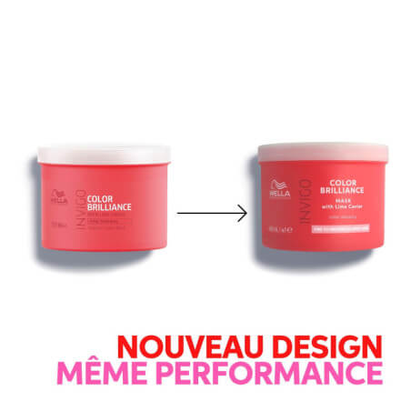 Máscara para cabelos finos/médios Invigo Color Brilliance Wella 500ML.