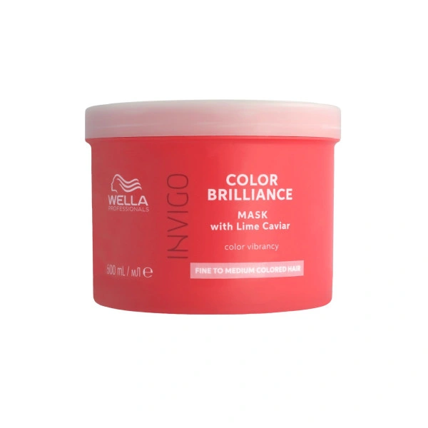 Masque couleur cheveux fins/moyens Invigo Color Brilliance Wella 500ML