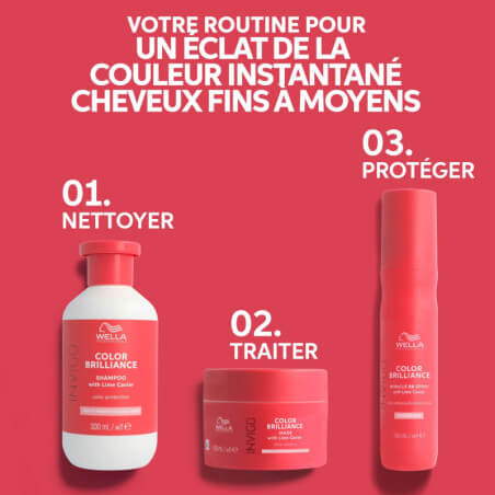 Masque couleur cheveux fins Invigo Color Brilliance Wella 75ML