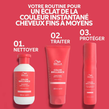 Conditionneur couleur cheveux fins/moyens Invigo Color Brilliance Wella 200ML