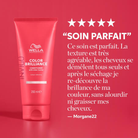 Conditioner voor fijn/middelmatig haar Invigo Color Brilliance Wella 200ML