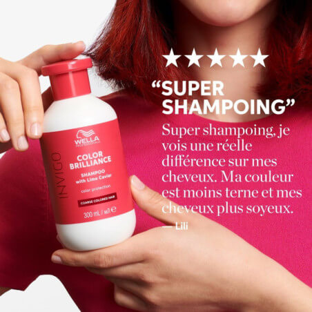 Shampooing couleur cheveux épais Invigo Color Brilliance Wella 300ML