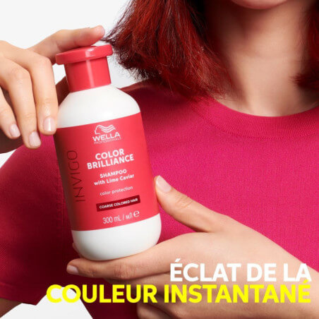 Shampooing couleur cheveux épais Invigo Color Brilliance Wella 300ML