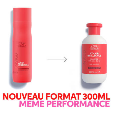 Champô para cabelos grossos coloridos Invigo Color Brilliance Wella 300ML.