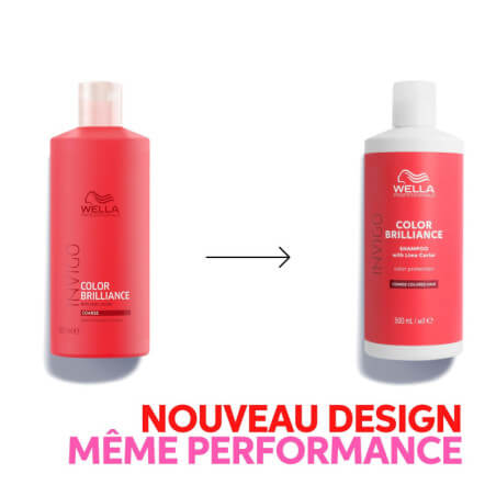 Champô para cabelos grossos com cor Invigo Color Brilliance Wella 500ML