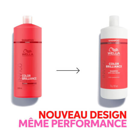 Champô para cabelos grossos com cor Invigo Color Brilliance Wella 1L