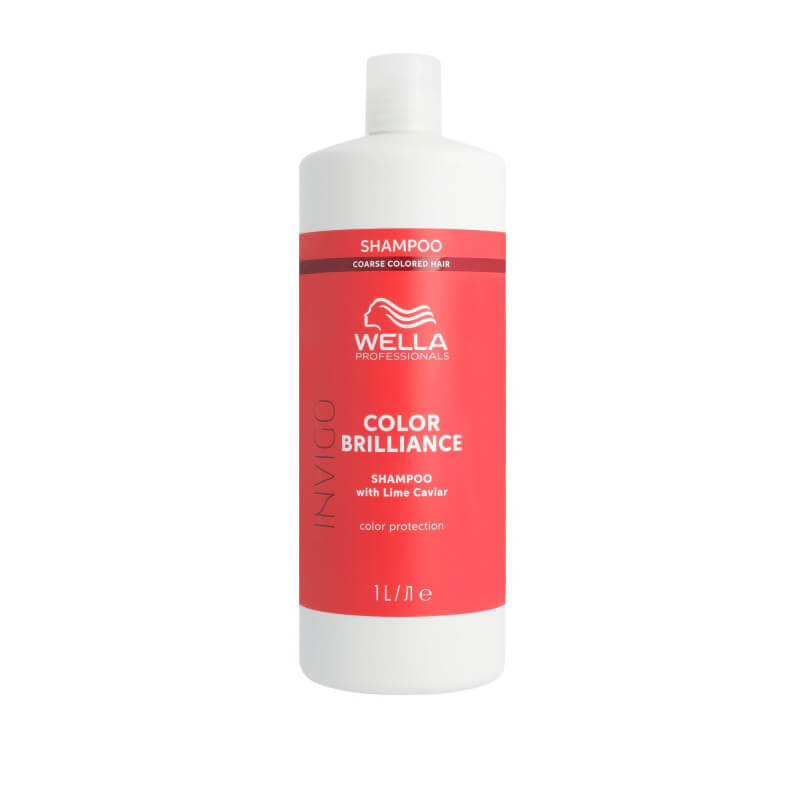 Shampooing couleur cheveux épais Invigo Color Brilliance Wella 1L