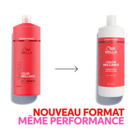 Shampooing voor dik haar met kleurbescherming Invigo Color Brilliance Wella 1L