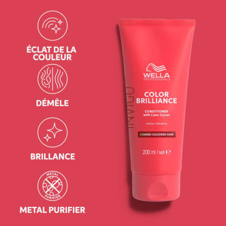 Conditioner voor dik haar Invigo Color Brilliance Wella 200ML.