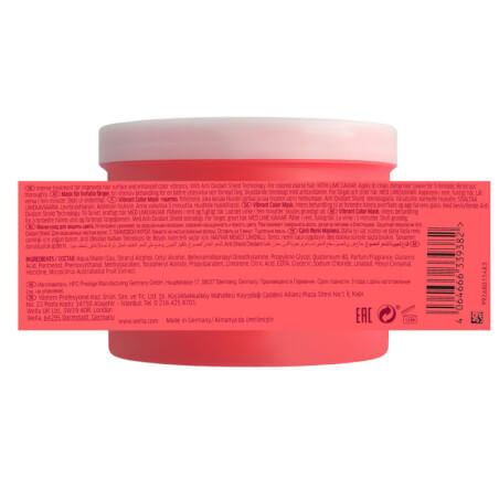 Máscara para cabelos grossos com cor Invigo Color Brilliance Wella 500ML