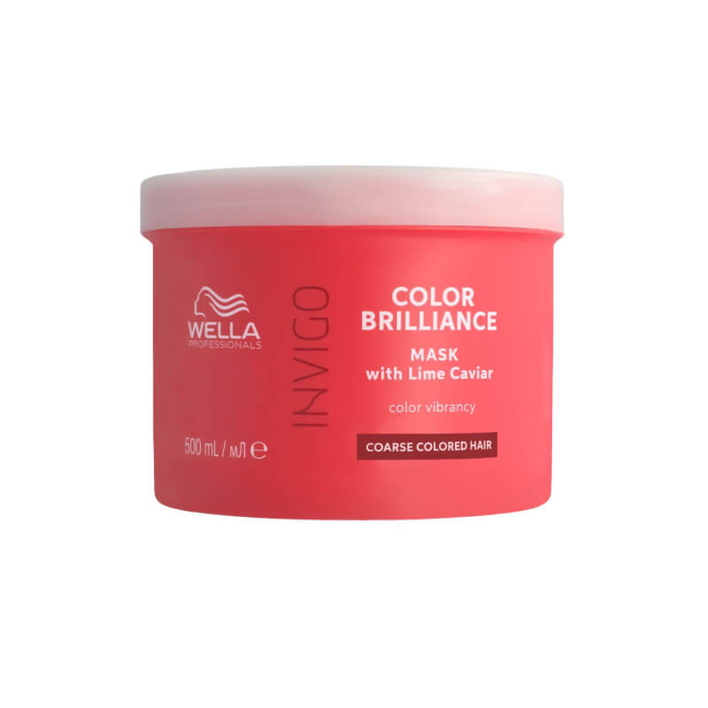 Máscara para cabelos grossos com cor Invigo Color Brilliance Wella 500ML