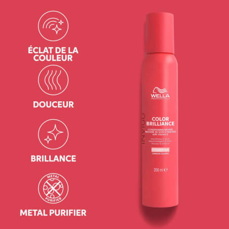 Mousse sans rinçage Invigo Color Brilliance Wella 200ML