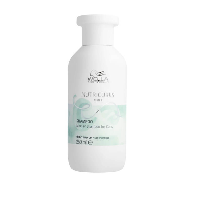 Champô micelar para cabelos encaracolados Nutricurls da Wella 250ML