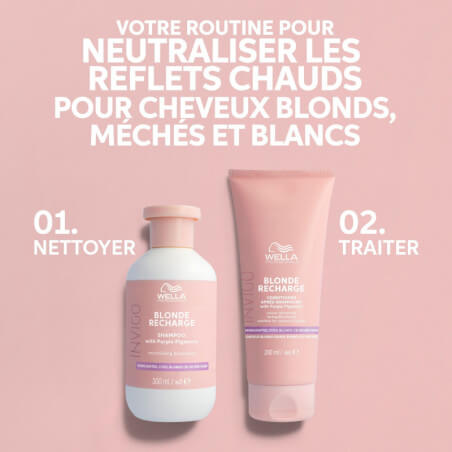 Champô loiro frio Invigo Blonde Recharge Wella 500ML