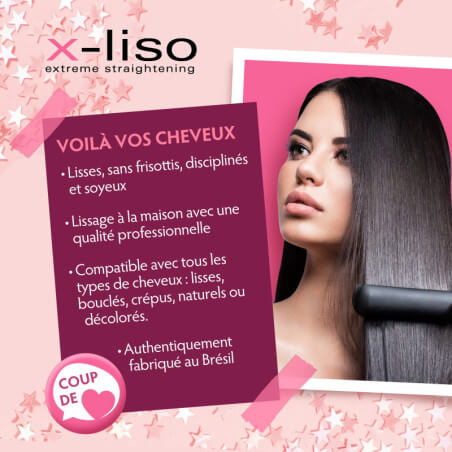 Kit de lissage brésilien X-Liso 3 x 100ML