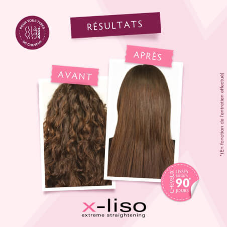 Kit de lissage brésilien X-Liso 3 x 100ML