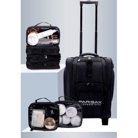Makeup artist suitcase with Trolley Parisax Professional