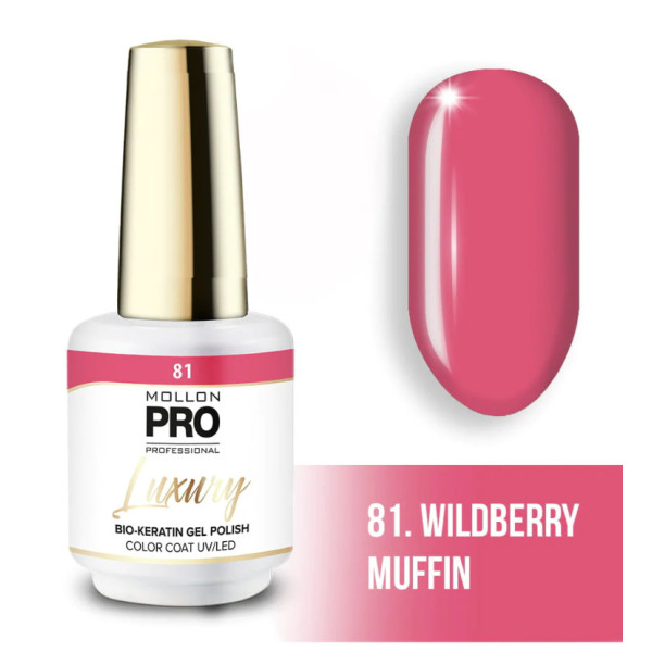 Semi-permanent Luxury 81 wildberry muffin Mollon Pro 8ML