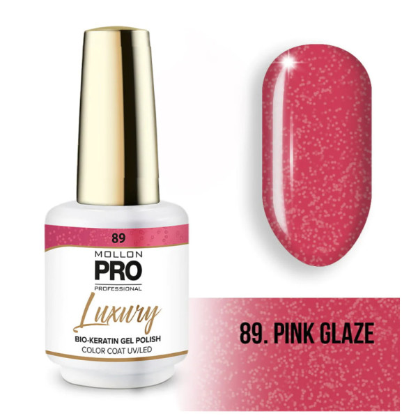 Semi-permanent Luxury 89 pink glaze Mollon Pro 8ML