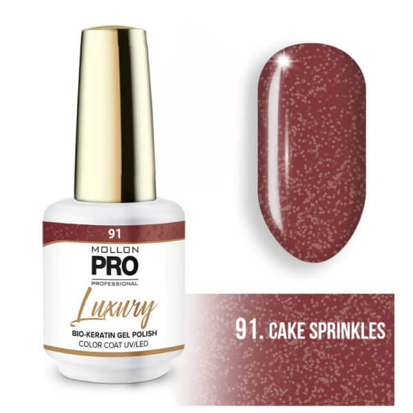 Semi-permanent Luxury 91 cake sprinkles Mollon Pro 8ML