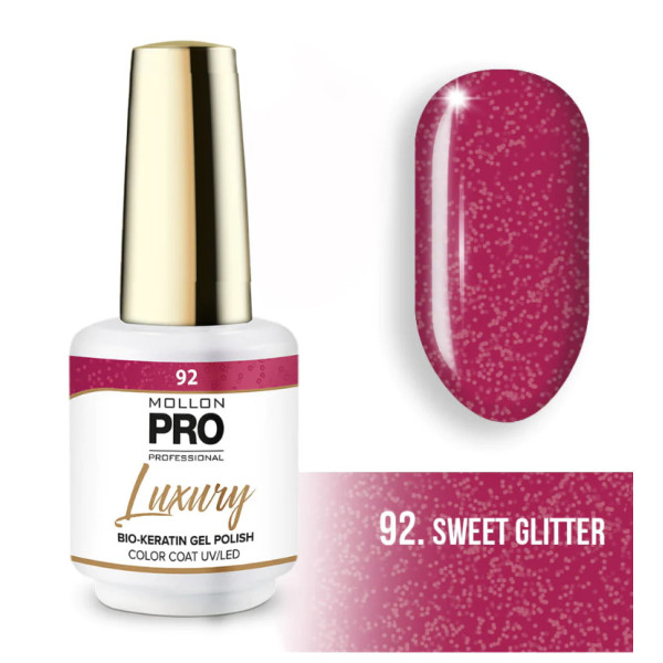 Semi-permanent Luxury 92 sweet glitter Mollon Pro 8ML