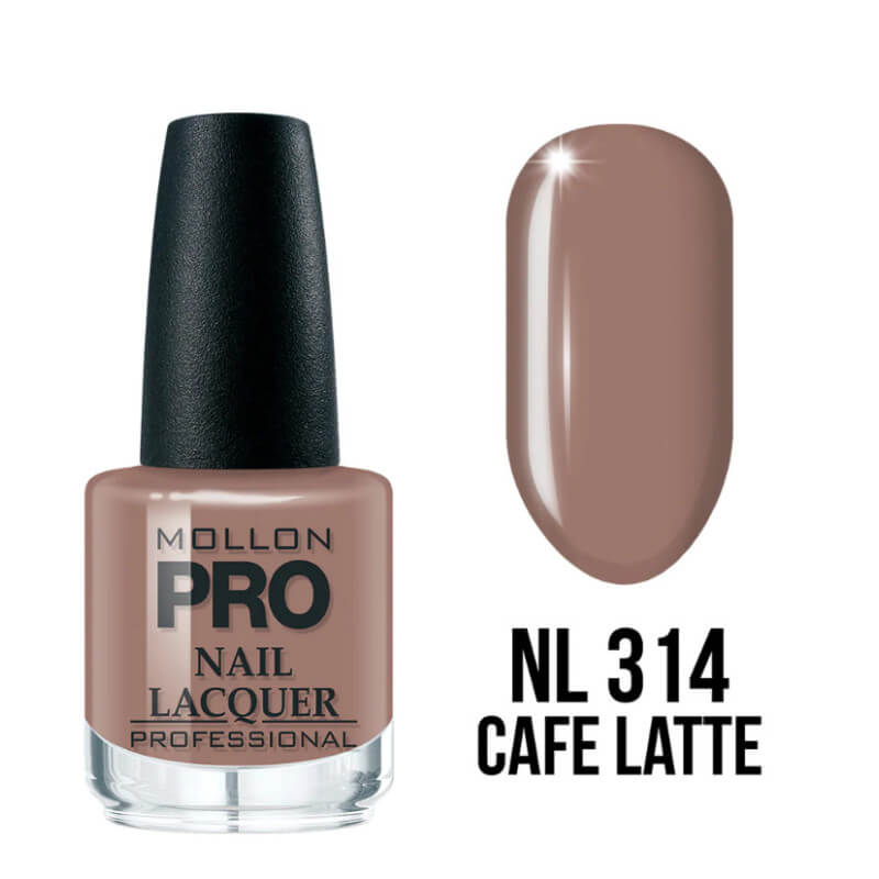 Vernis classique n°314 cafe latte Mollon Pro 15ML