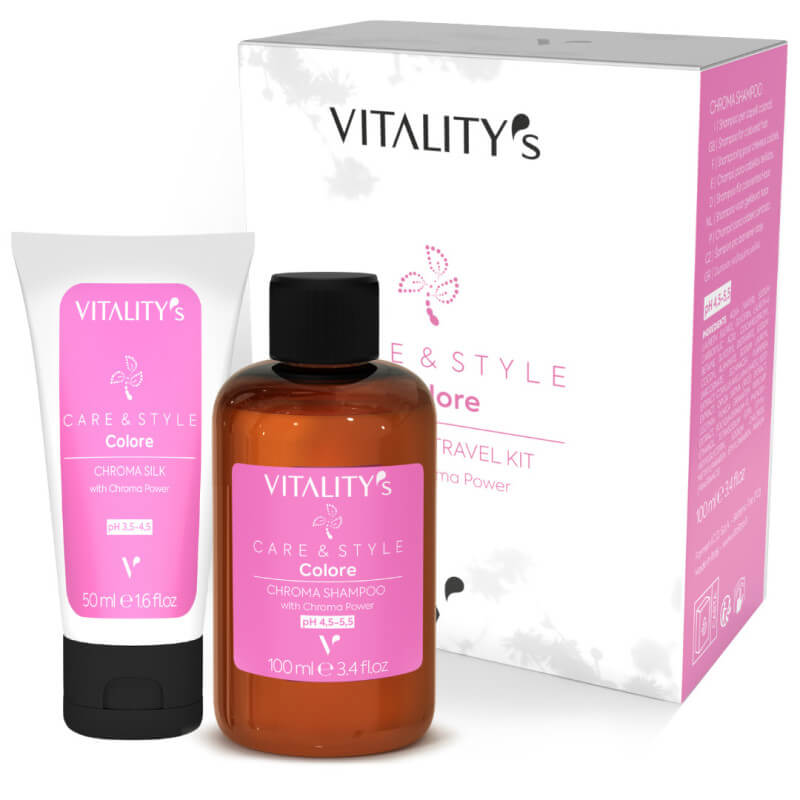 Chroma Care & Style Set da viaggio Colore Vitality