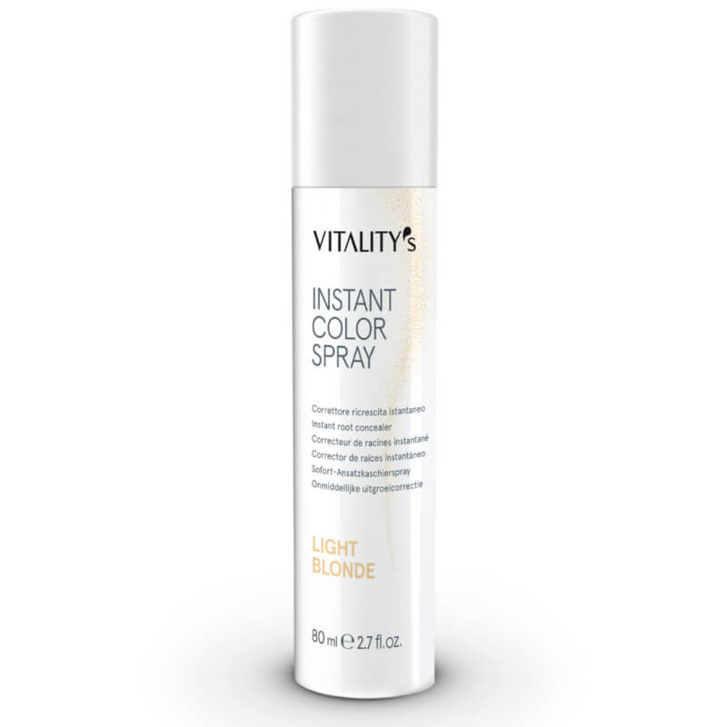Spray de cor Instant Color Spray loiro claro Vitality's 80ML