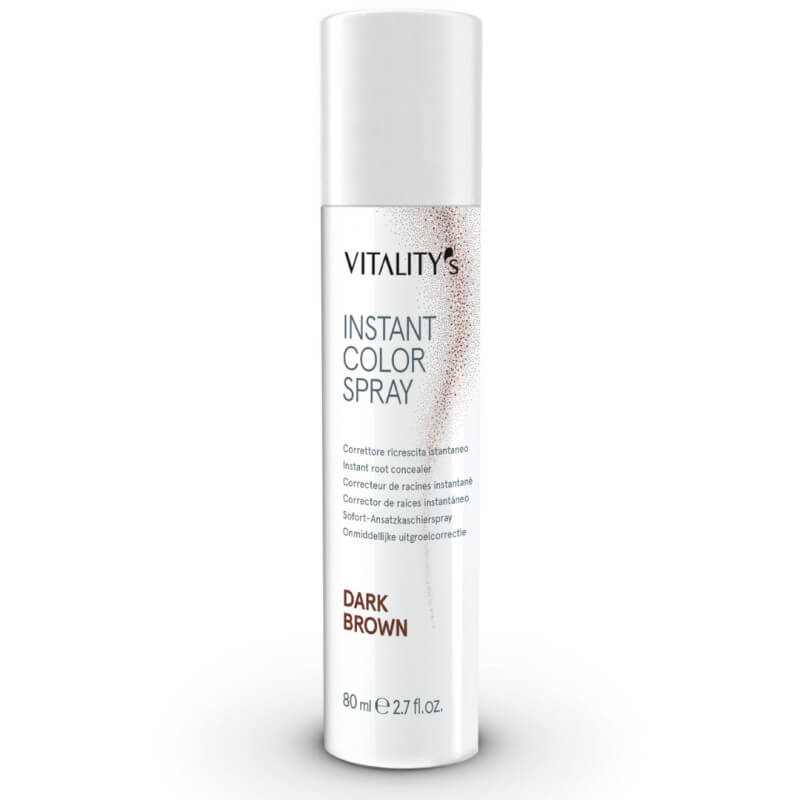 Spray kleur Instant Color Spray donkerbruin Vitality's 80ML