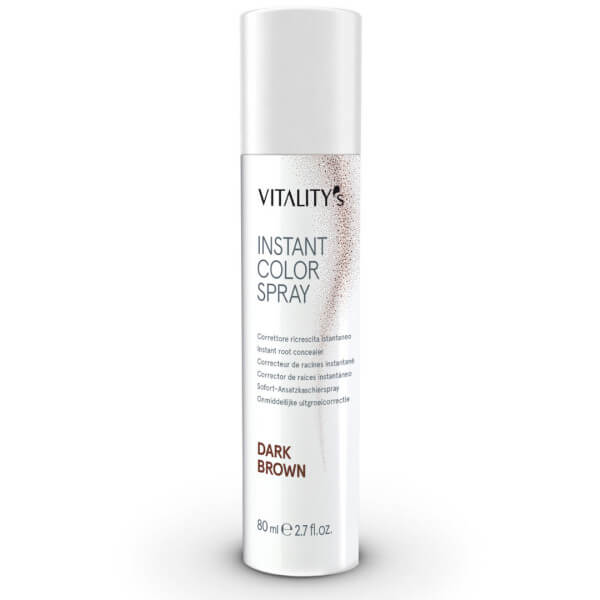Spray kleur Instant Color Spray donkerbruin Vitality's 80ML Spray kleur Instant Color Spray donkerbruin Vitality's 80ML