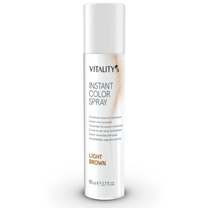 Spray kleur Instant Color Spray lichtbruin Vitality's 80ML