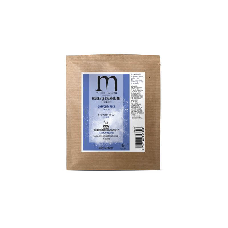 Pó de shampoo para cabelos secos Flow air Patrice Mulato 25g