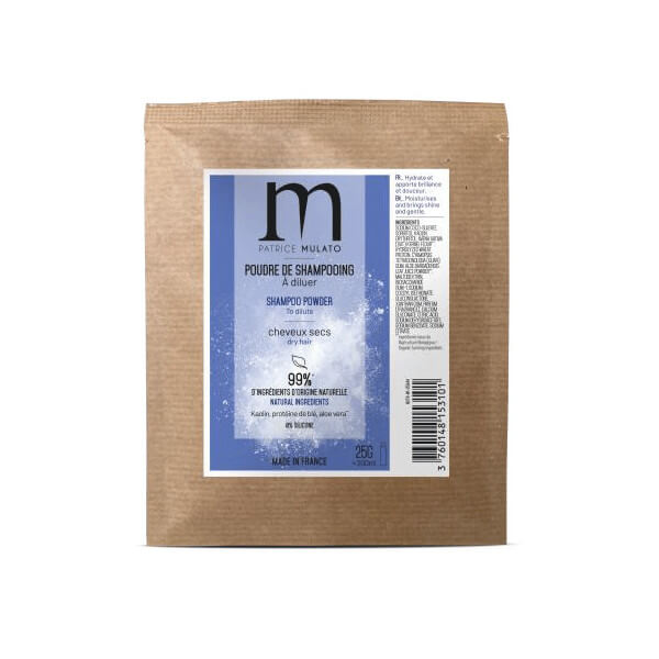 Pó de shampoo para cabelos secos Flow air Patrice Mulato 25g Pó de shampoo para cabelos secos Flow air Patrice Mulato 25g