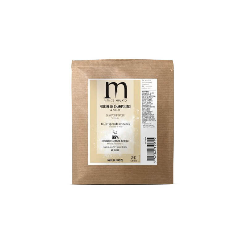 Pó de shampoo para todos os tipos de cabelo Flow air Patrice Mulato 25g