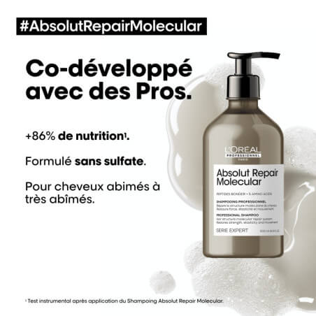 Champô Absolut Repair Molecular L'Oréal Professionnel 1,5L