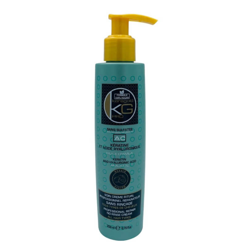 Crème de tratamento sem enxágue AC Keragold Pro 200ML