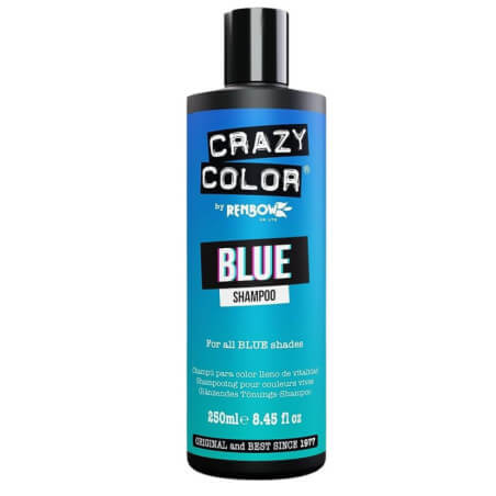 CRAZY COLOR azul champú reactivador 250ML