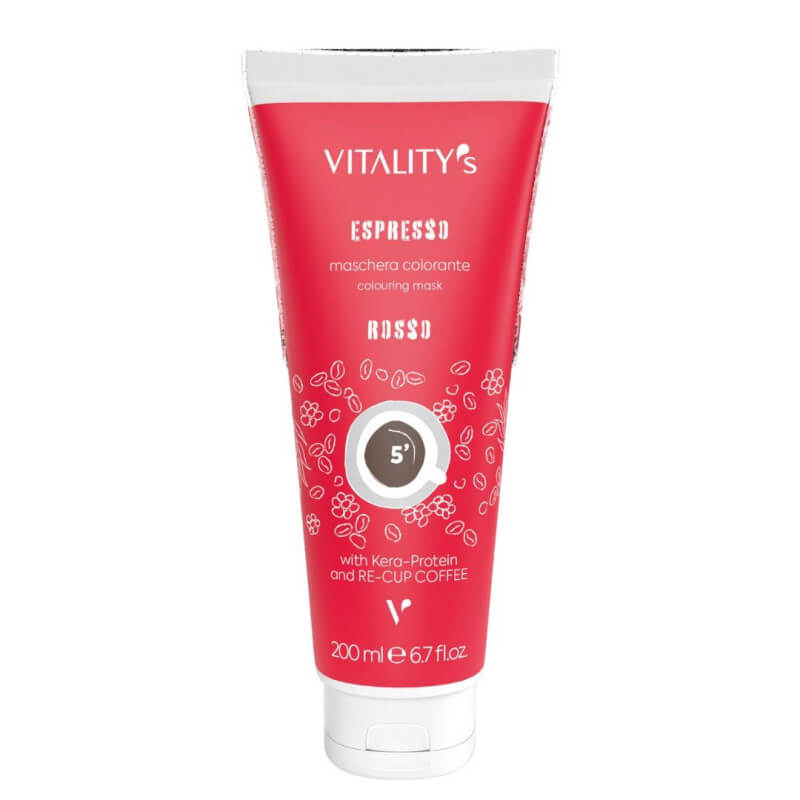 Colore Capelli Espresso Rosso Vitality's 200ML